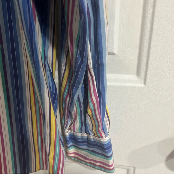 Polo by Ralph Lauren Curham Classic Fit Button Down Shirt - Multi Color-Large - Picture 3 of 5